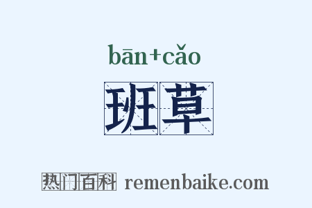 班草是什么意思的图片